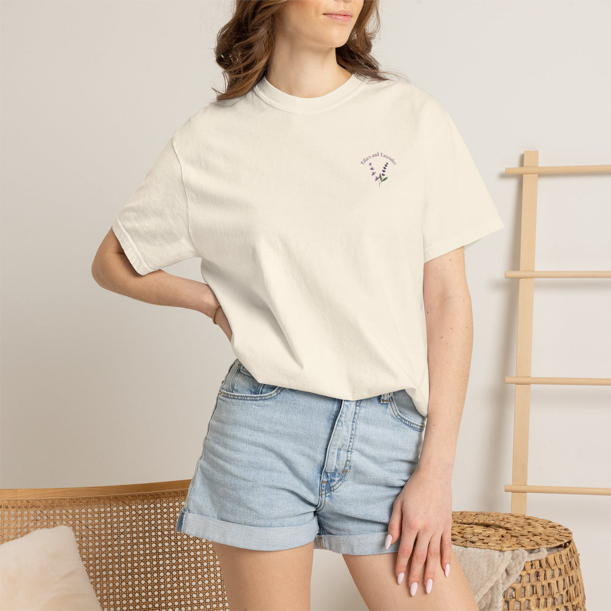 Lilacs and Lavender Floral T-Shirt
