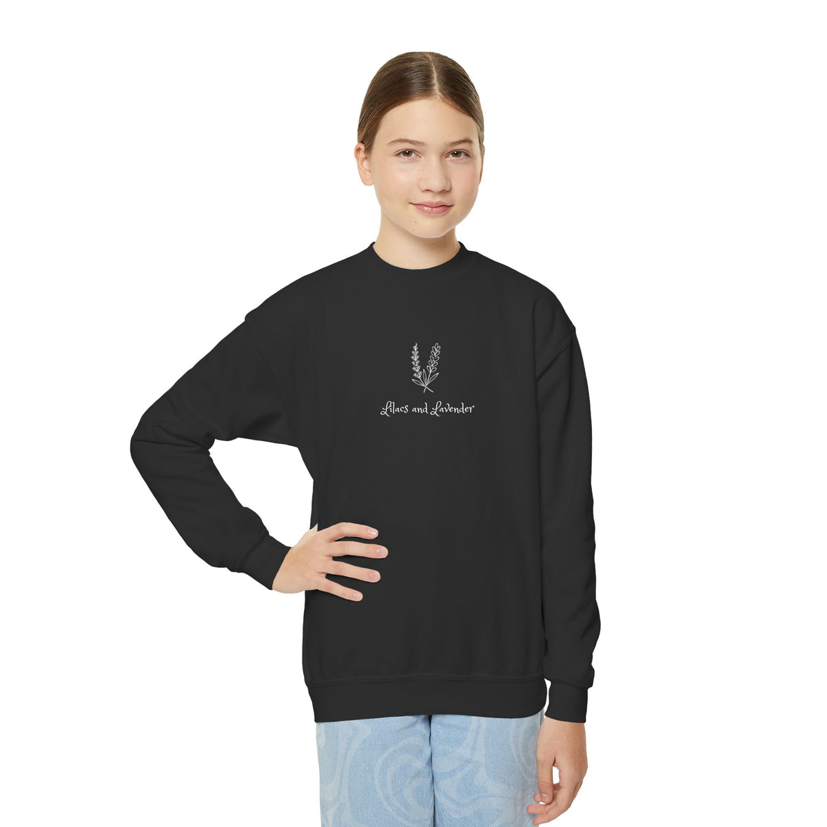 Youth Crewneck Sweatshirt — Classic White Kids Pullover