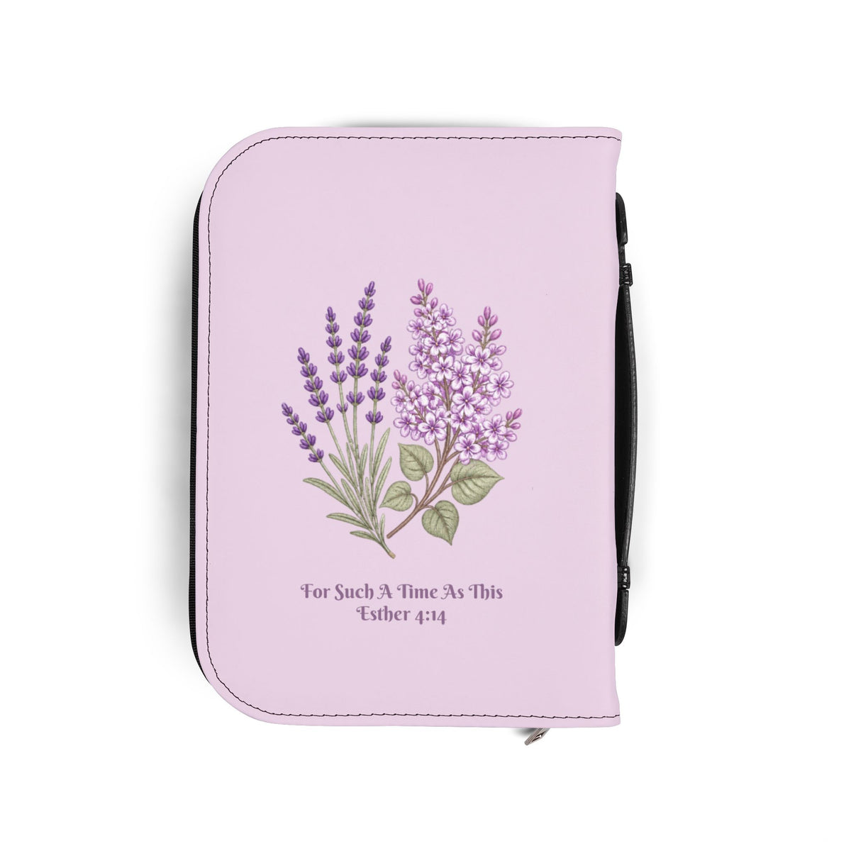 Lavender Crown Bible Cover with Esther 4:14 Scripture
