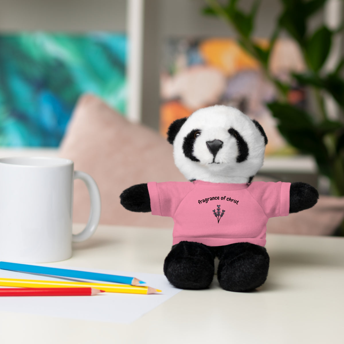 Lavender "Fragrance of Christ" Plush Bear with Tee