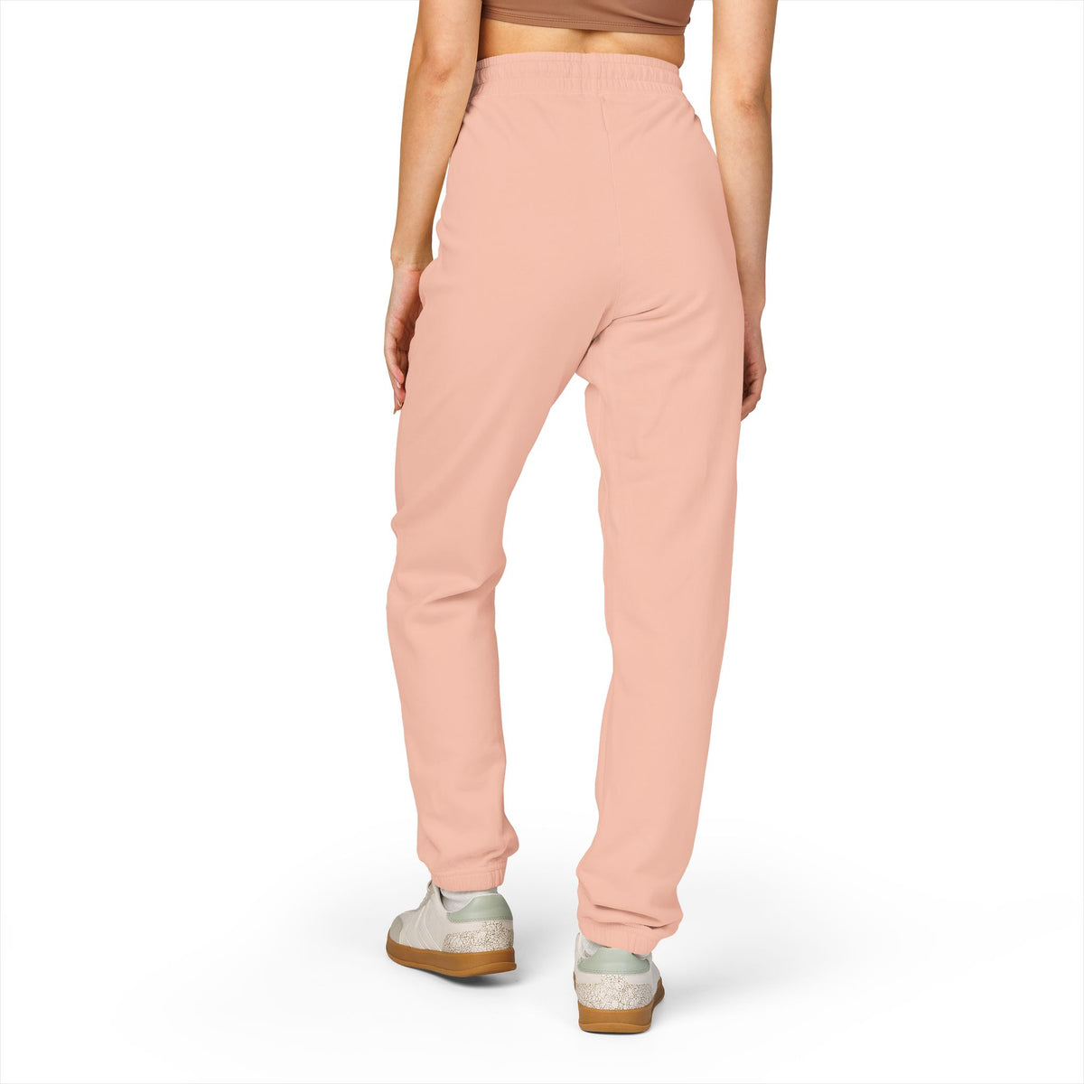 Crown Logo Fleece Sweatpants — Garment-Dyed Cozy Joggers