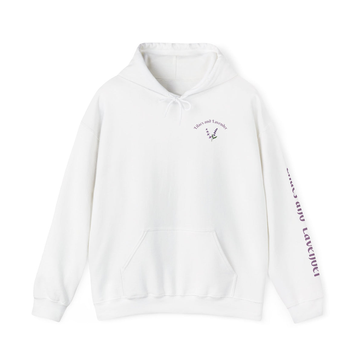 Lilacs and Lavender Floral Hoodie