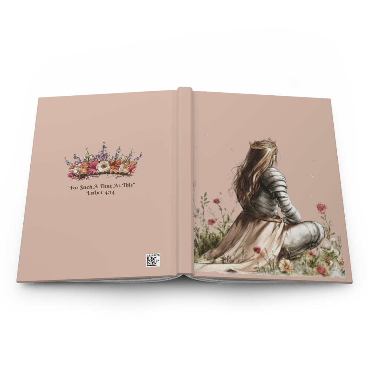 Queen Esther Journal — 'For Such A Time As This' Floral Lined Hardcover