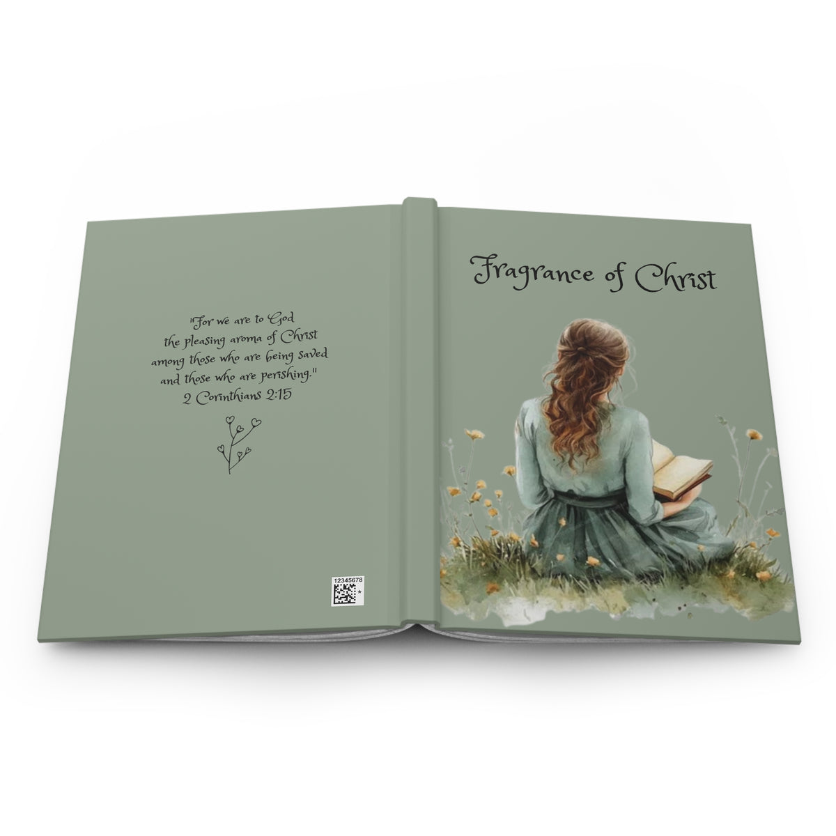 Fragrance of Christ Hardcover Journal — Christian Devotional Lined Notebook
