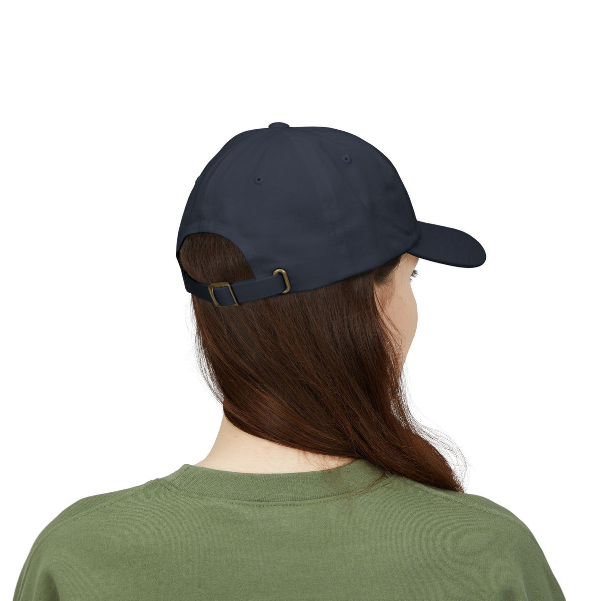 Patriotic Vintage Baseball Dad Cap with Embroidered Crusader Heart Flag