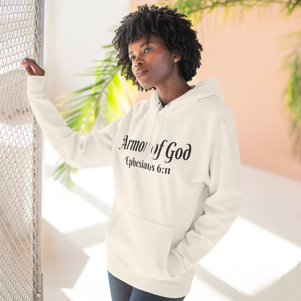 Armor of God Christian Fleece Hoodie