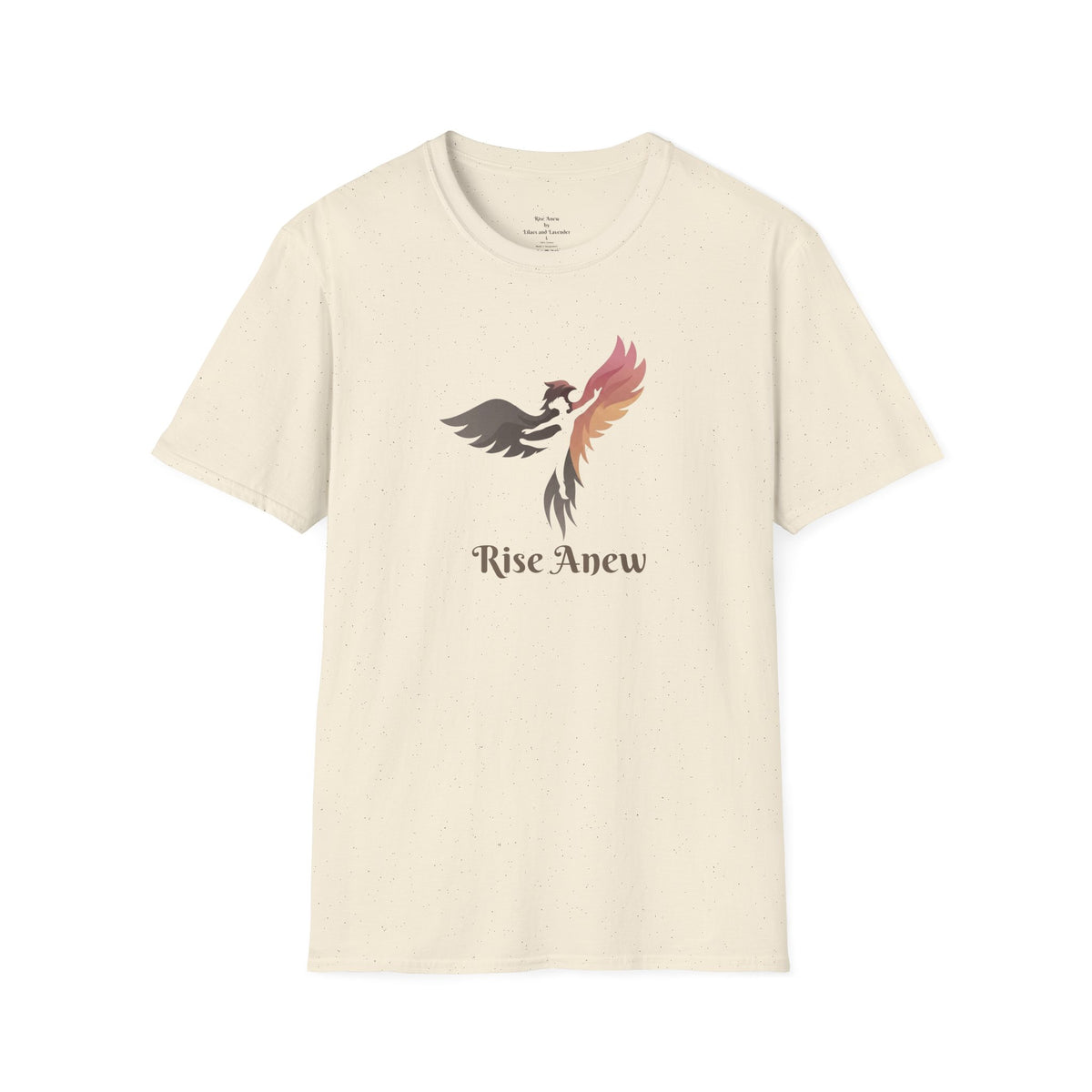 Phoenix Design T-Shirt — "Rise Anew" Inspirational Tee