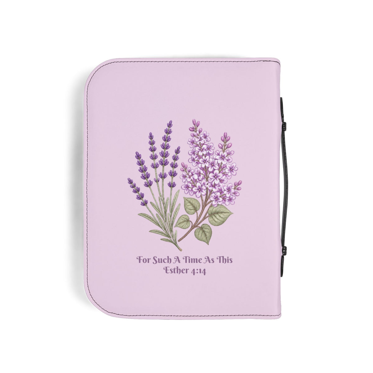Lavender Crown Bible Cover with Esther 4:14 Scripture