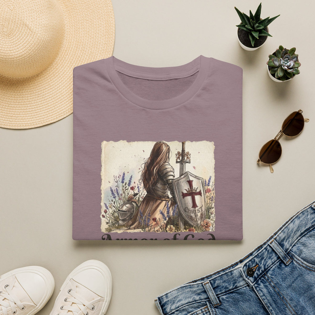 Armor of God T‑Shirt — Christian Faith Warrior Tee