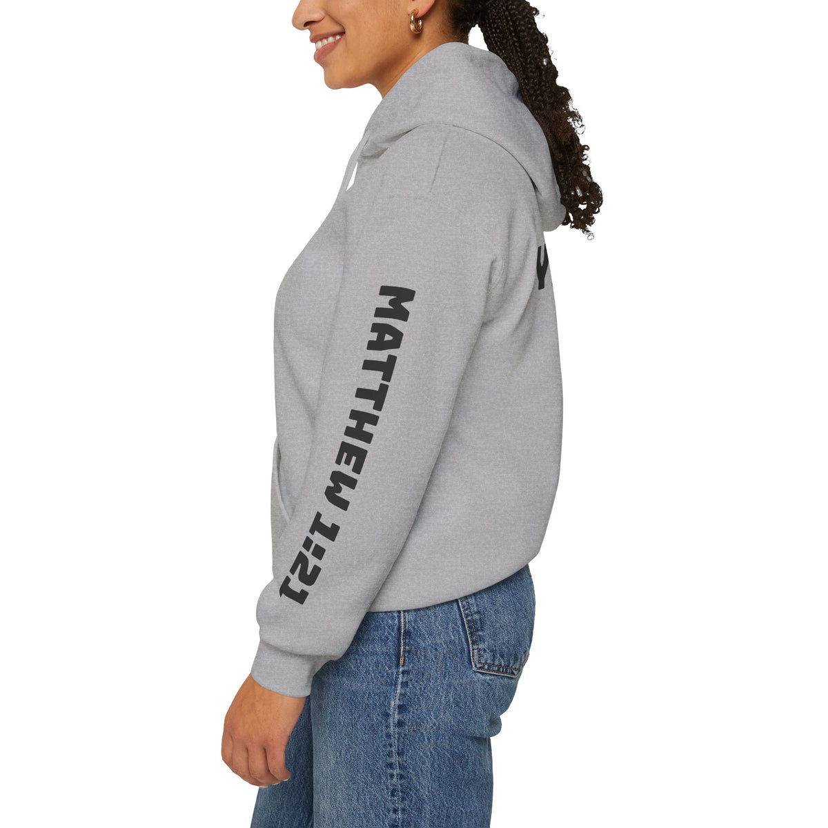 Yeshua Saves Christian Cross Hoodie