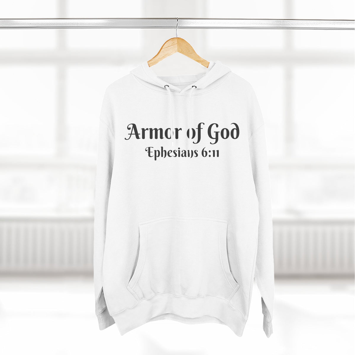 Armor of God Christian Fleece Hoodie