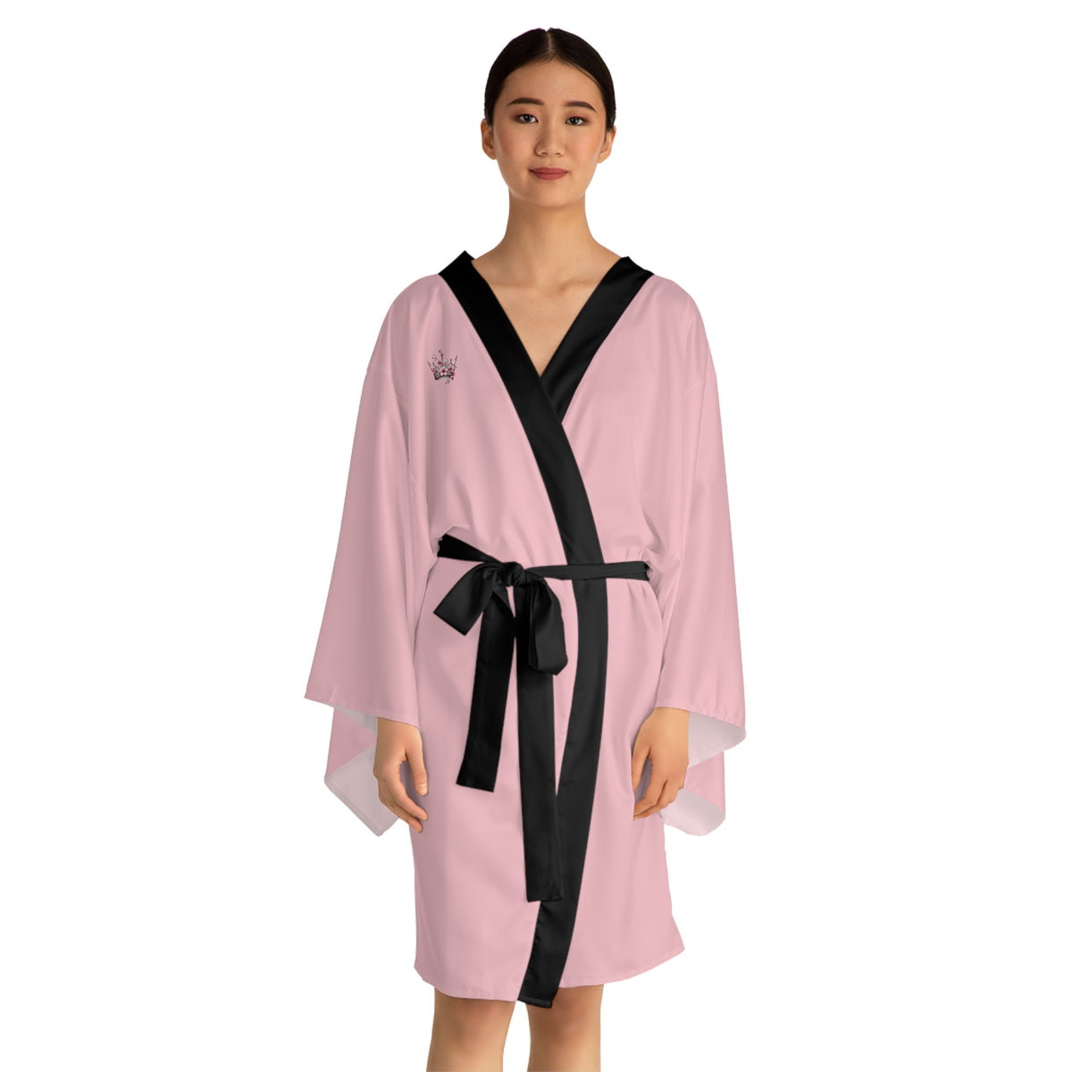 Pink "For Such A Time As This" Esther Crown Kimono Robe
