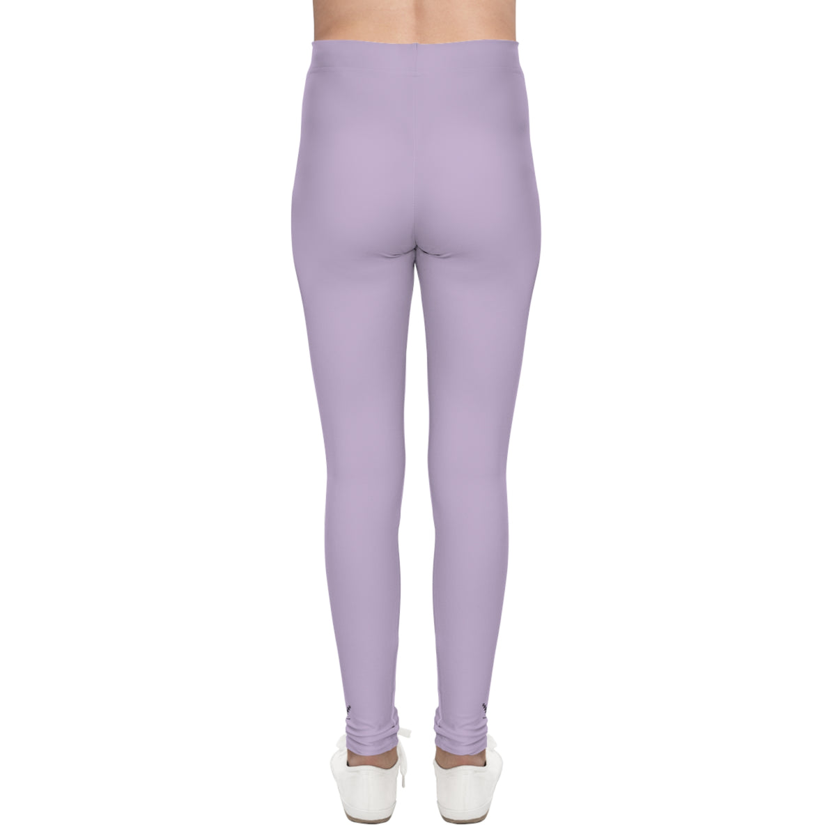 Youth Leggings —Lilacs and Lavender Minimal Floral Accent