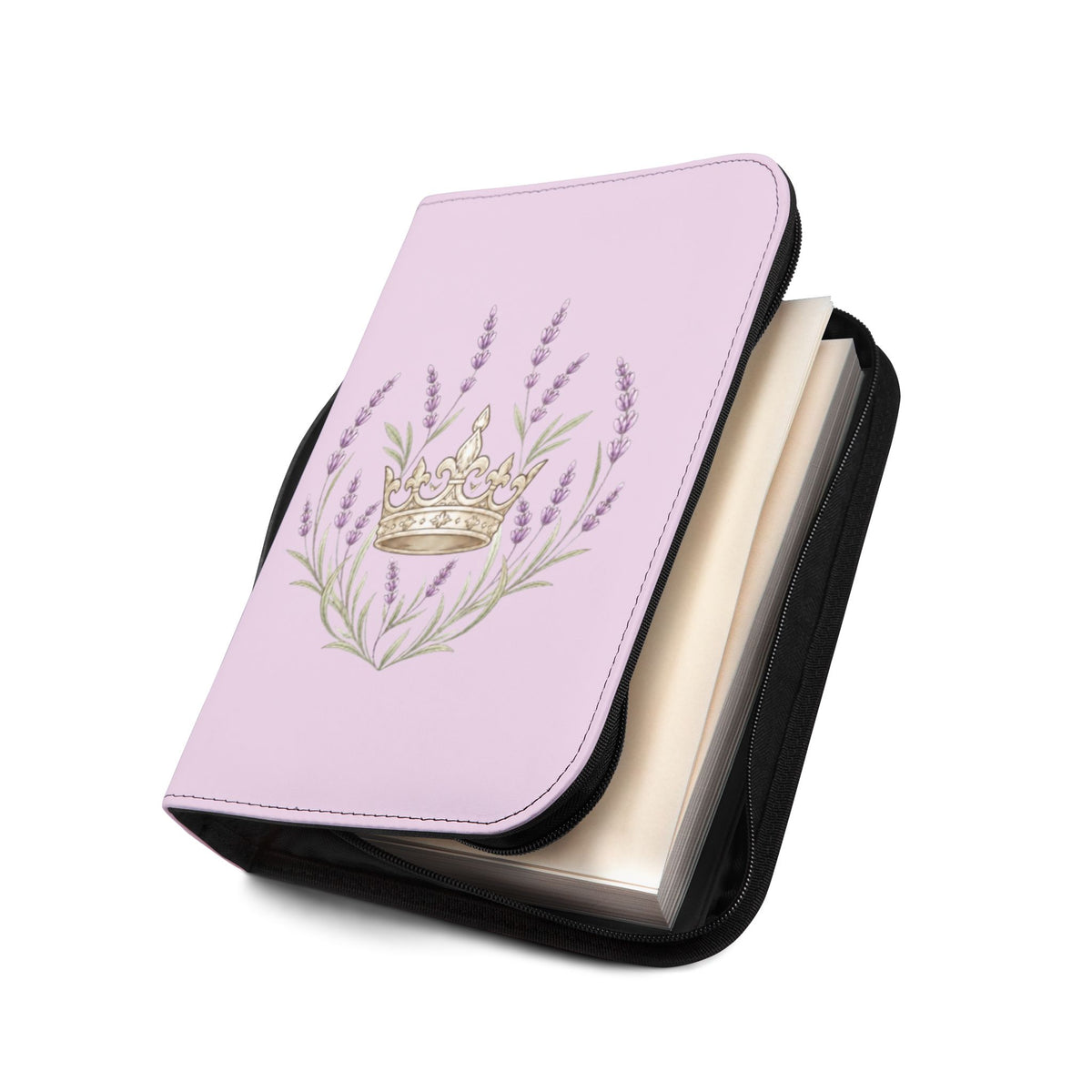 Lavender Crown Bible Cover with Esther 4:14 Scripture