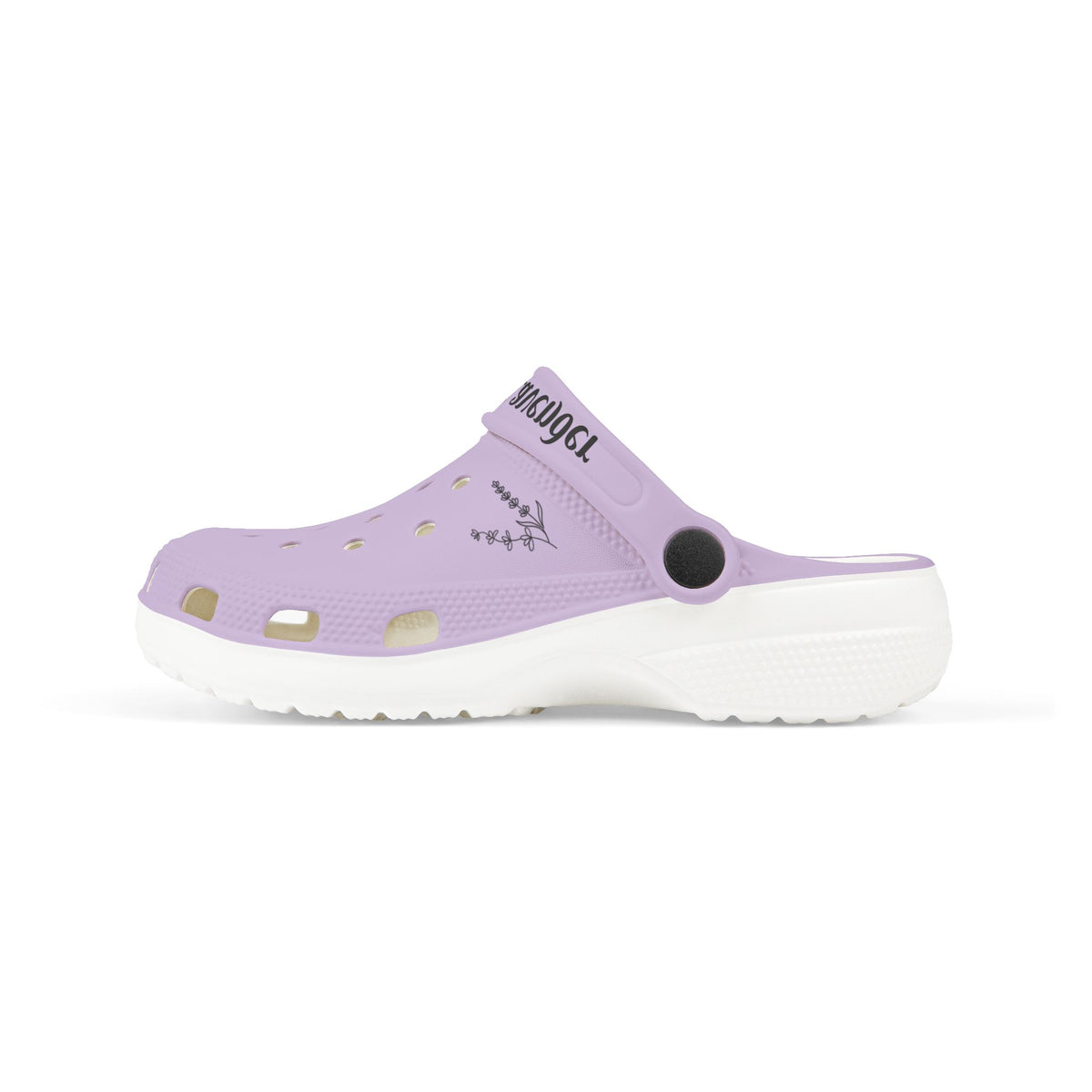 Kids Lavender Clogs — Lilac EVA Foam Slip-On Shoes
