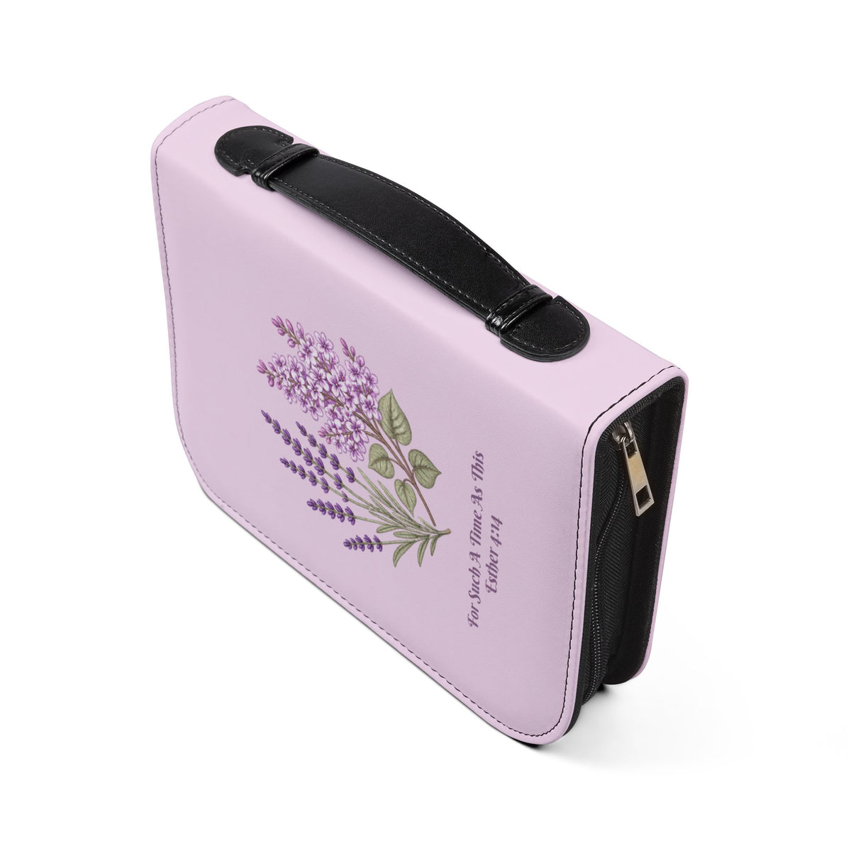 Lavender Crown Bible Cover with Esther 4:14 Scripture