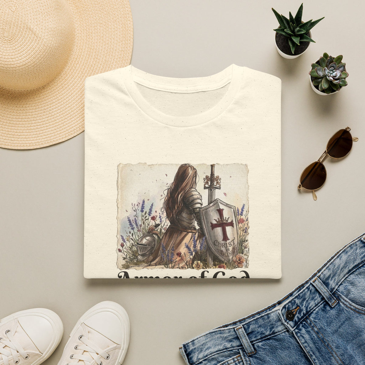 Armor of God T‑Shirt — Christian Faith Warrior Tee