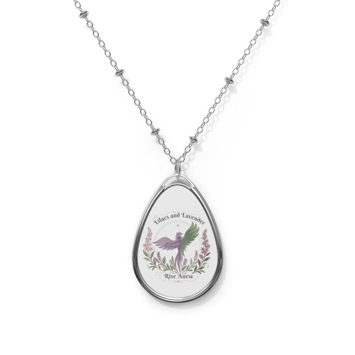 Rise Anew Oval Necklace