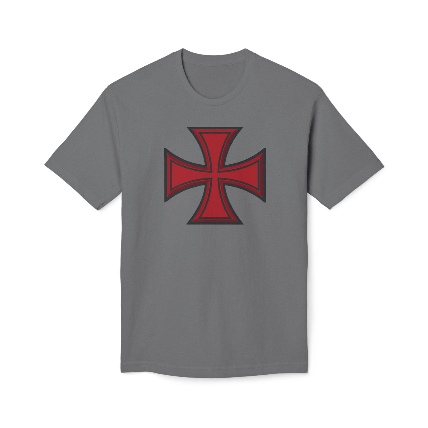 Crusader Cross T-Shirt — "I Stand for the Flag and Kneel for the Cross" Patriotic Knights Tee