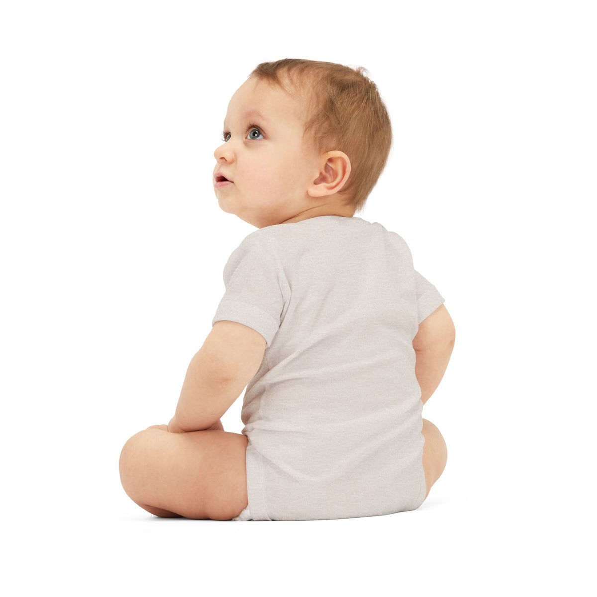 Infant One-Piece Bodysuit — "a tiny spark of sunshine" Minimal Floral Baby Onesie