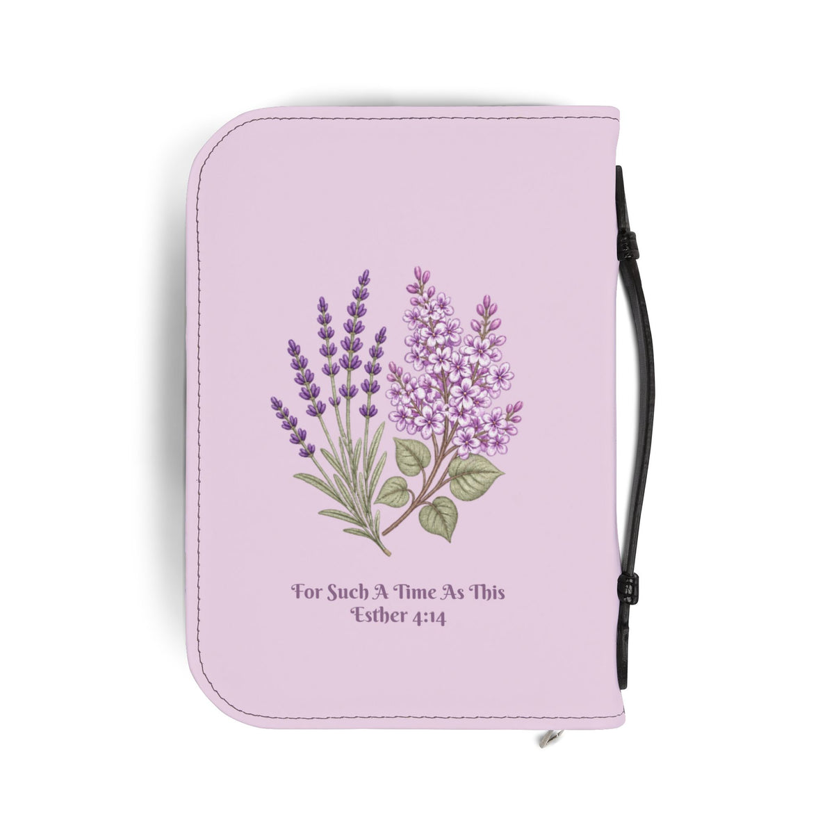 Lavender Crown Bible Cover with Esther 4:14 Scripture