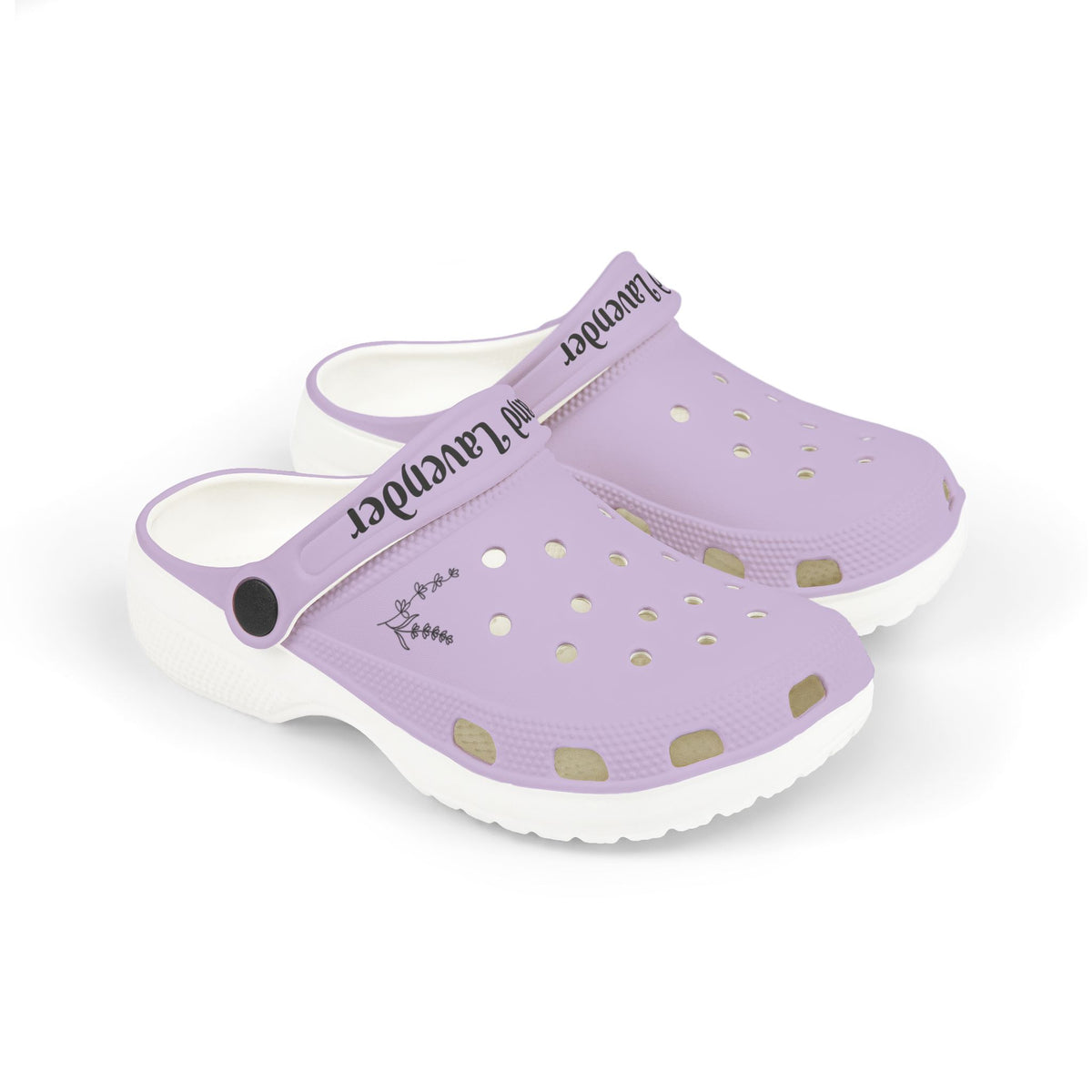 Kids Lavender Clogs — Lilac EVA Foam Slip-On Shoes