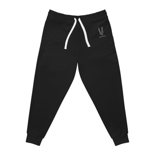 Athletic Joggers — Black Performance Sweatpants with Drawstring