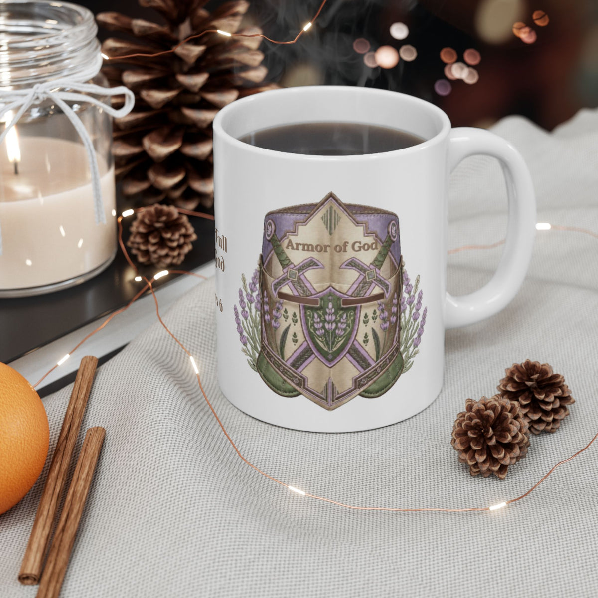 Put on the Full Armor of God Ephesians 6 Ceramic Mug