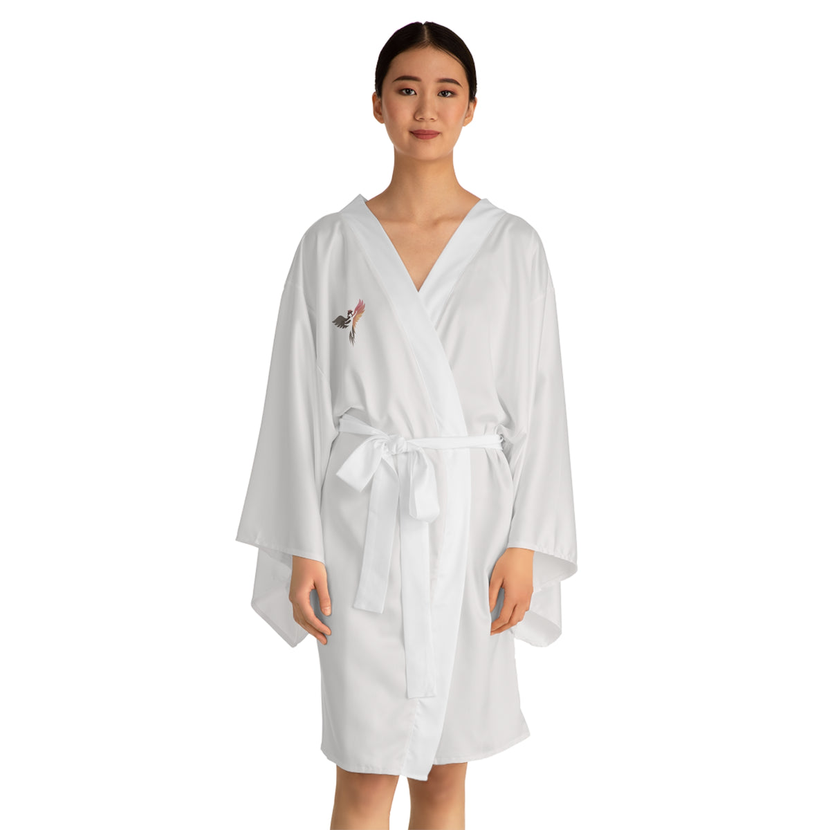 Rise Anew Kimono Robe — Long Sleeve Lightweight Lounge Wrap