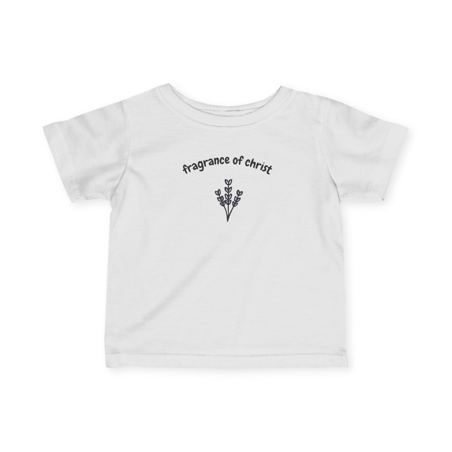 Infant Tee — "Fragrance of Christ" Floral Baby T‑Shirt