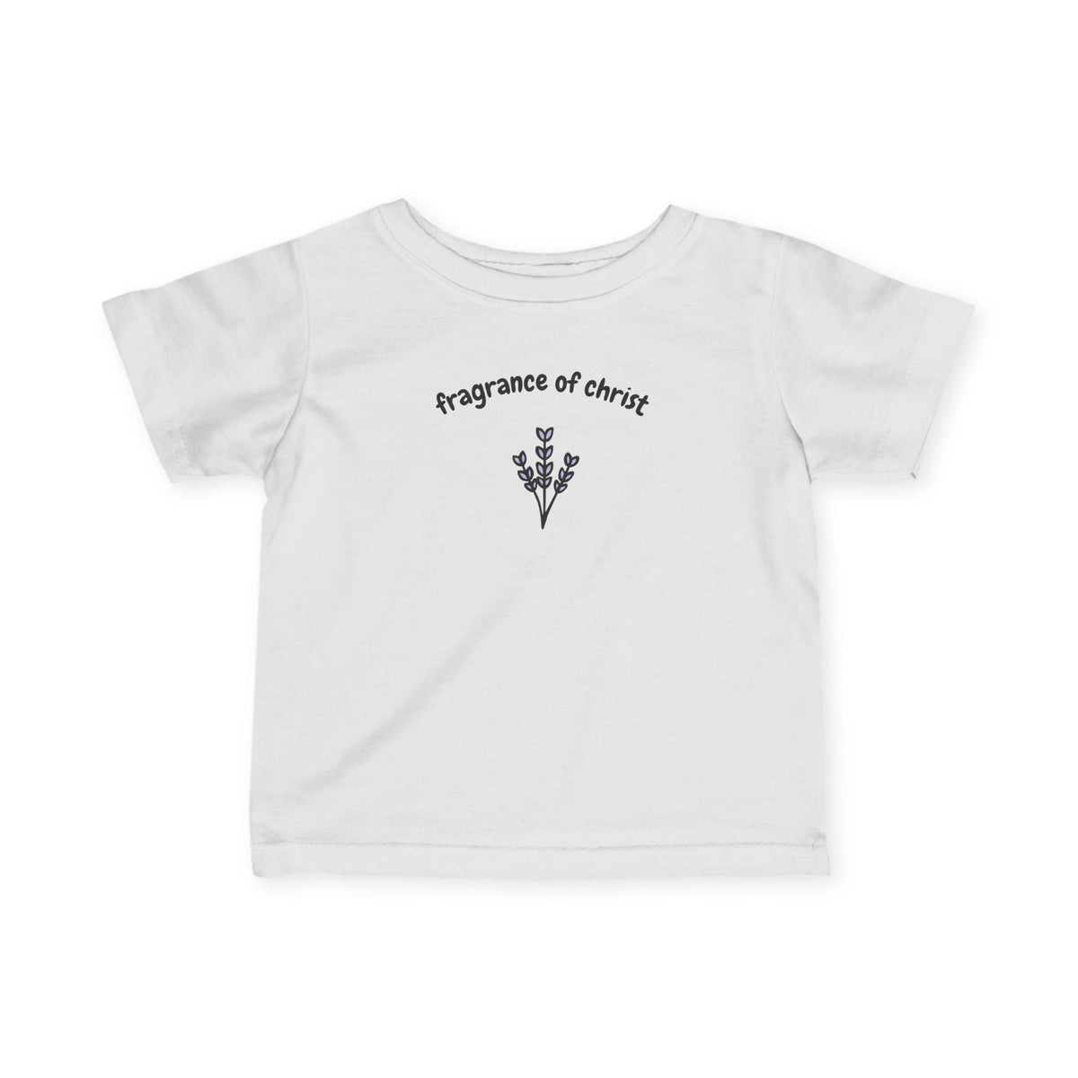 Infant Tee — "Fragrance of Christ" Floral Baby T‑Shirt