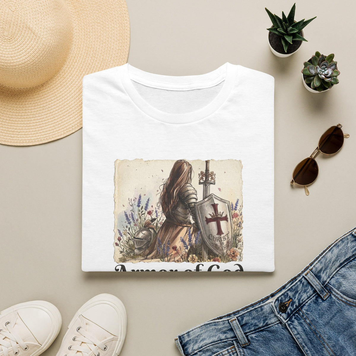 Armor of God T‑Shirt — Christian Faith Warrior Tee