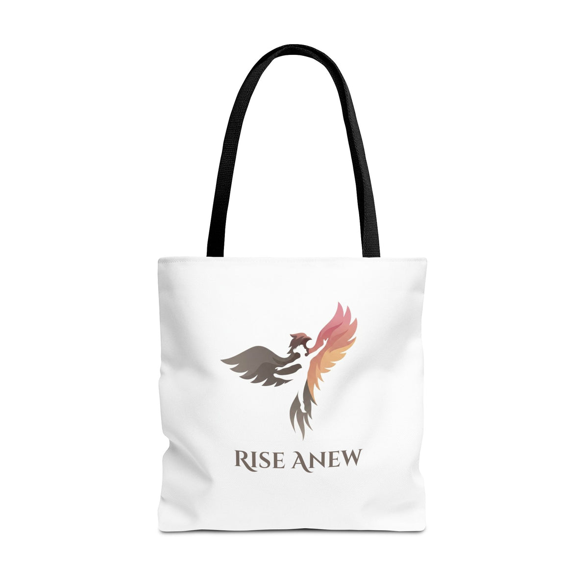 Phoenix Rise Anew Tote Bag — Inspirational Rebirth Canvas Tote