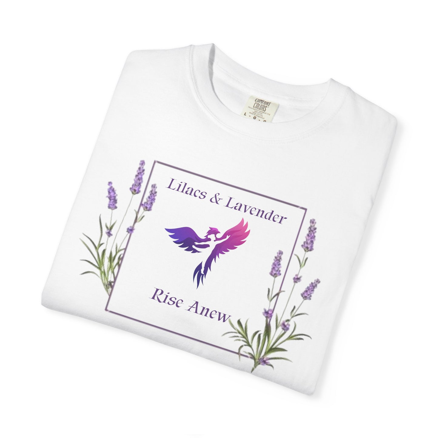 Lavender Hummingbird Tee — "Becoming the Fragrance of Christ"
