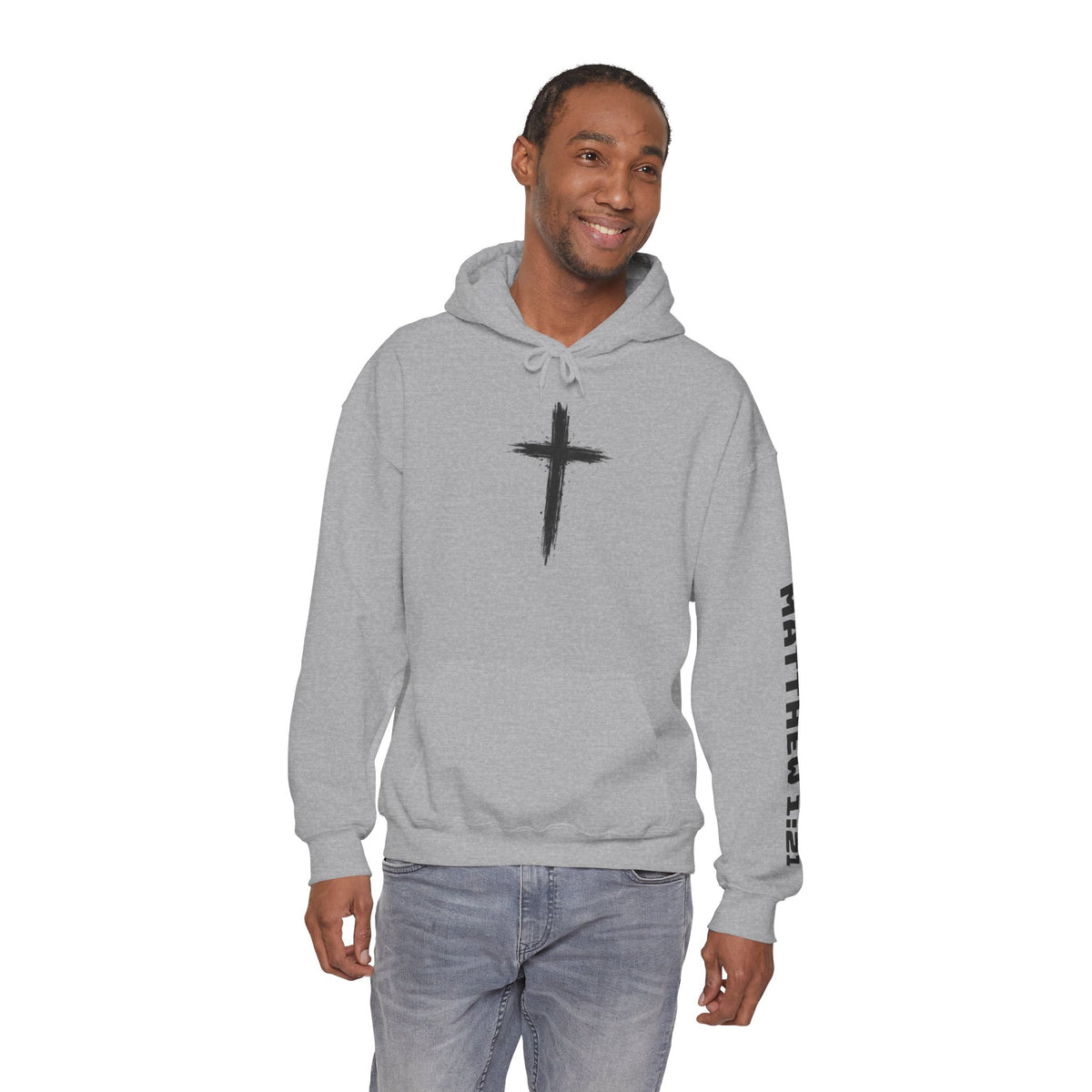 Yeshua Saves Christian Cross Hoodie