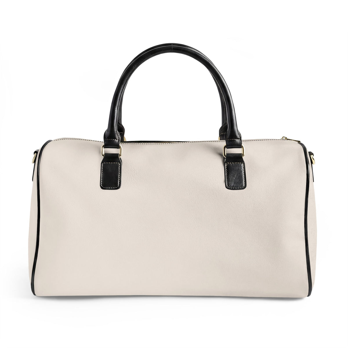 Embroidered Crown Faux Leather Travel Bag — 'For Such A Time As This' Scripture Duffel