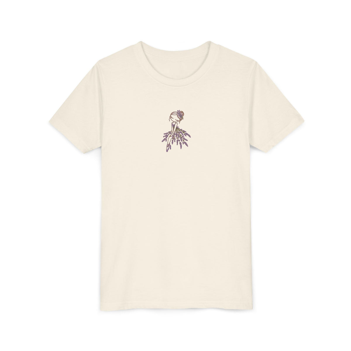 Youth Tee — Flower Ballerina Graphic