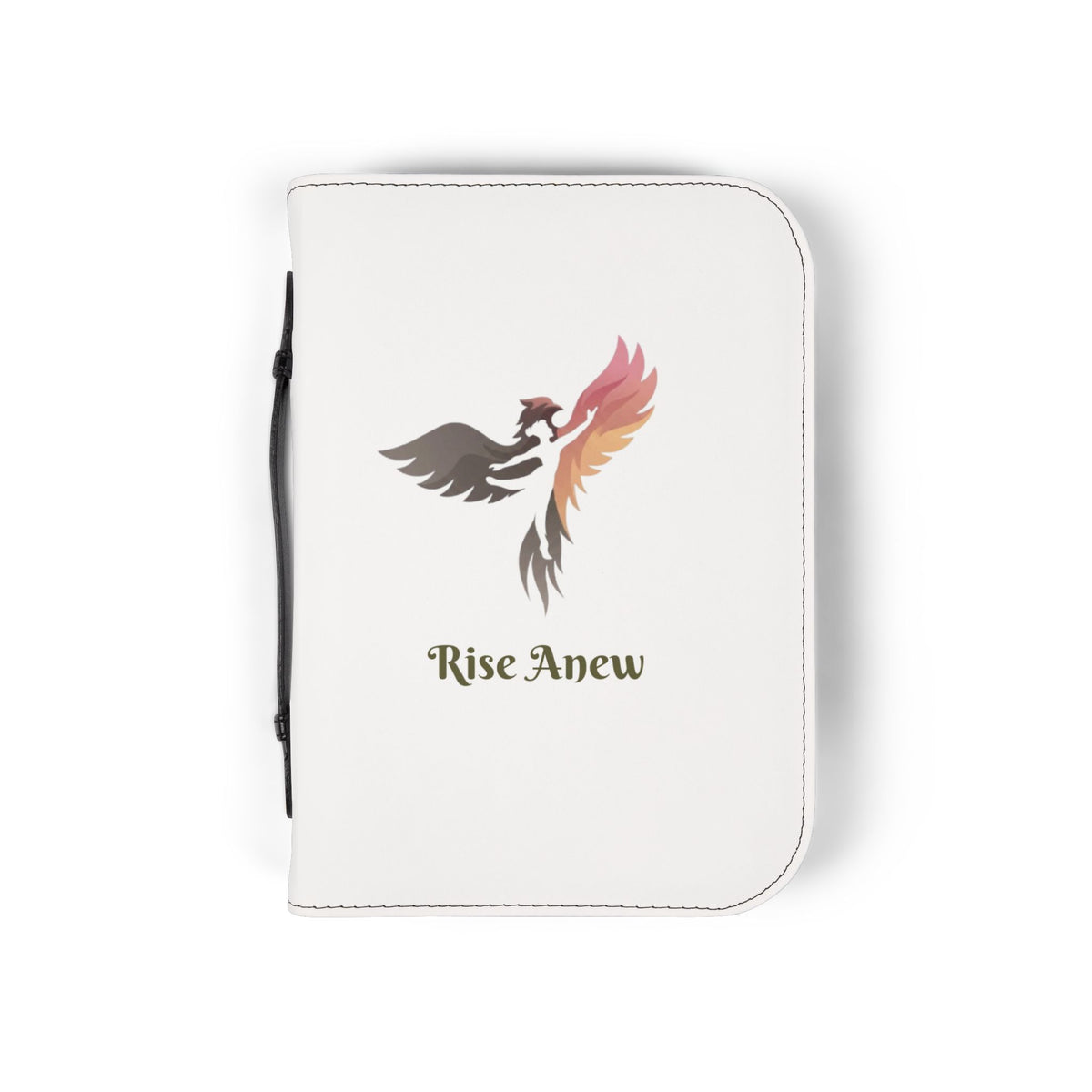 Bible Cover — 'Rise Anew' Phoenix Design with 2 Corinthians 5:17 Scripture