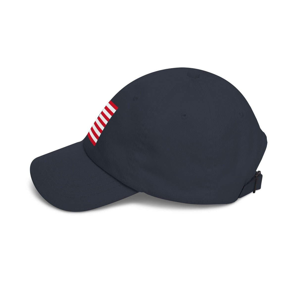Patriotic Vintage Baseball Dad Cap with Embroidered Crusader Heart Flag