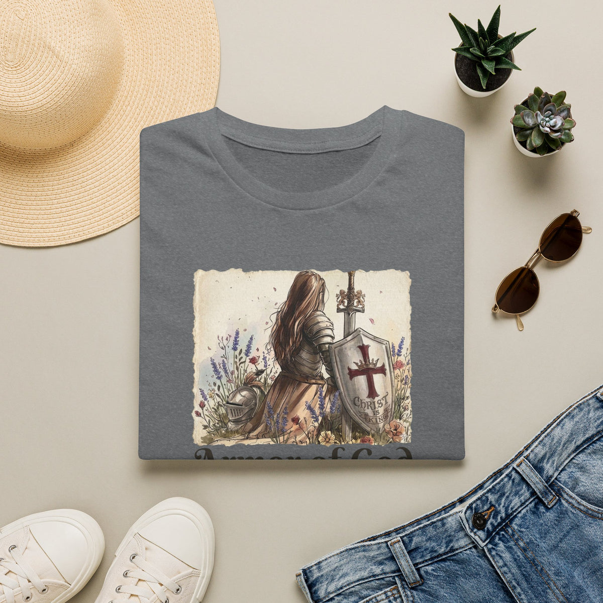 Armor of God T‑Shirt — Christian Faith Warrior Tee