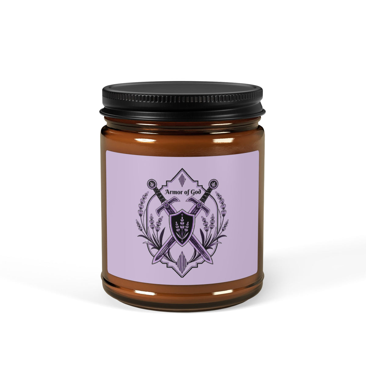 Armor of God Amber Jar Soy Candle