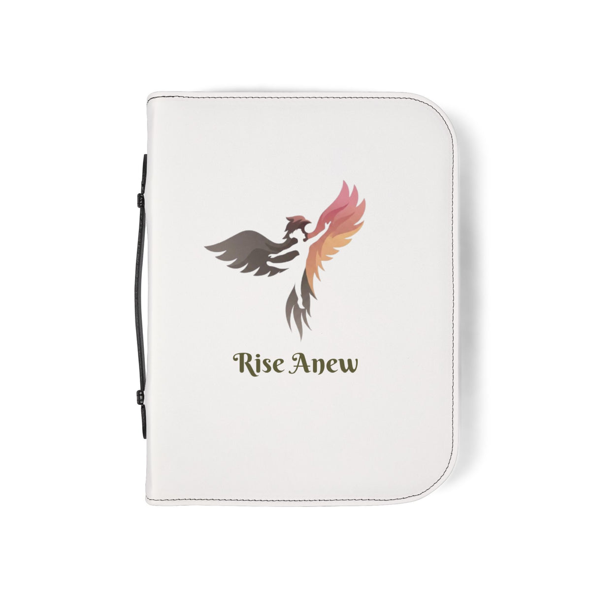 Bible Cover — 'Rise Anew' Phoenix Design with 2 Corinthians 5:17 Scripture
