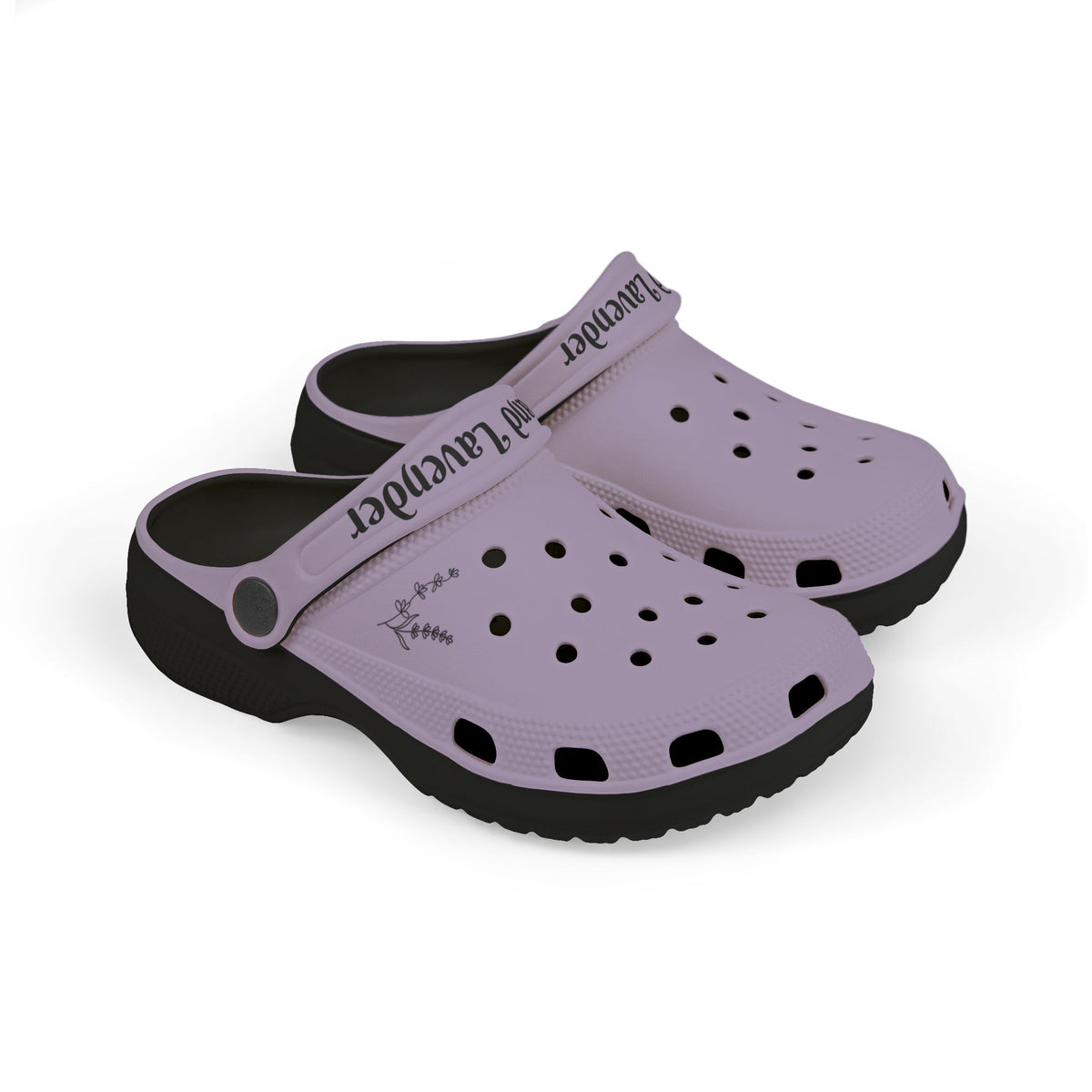 Kids Lavender Clogs — Lilac EVA Foam Slip-On Shoes