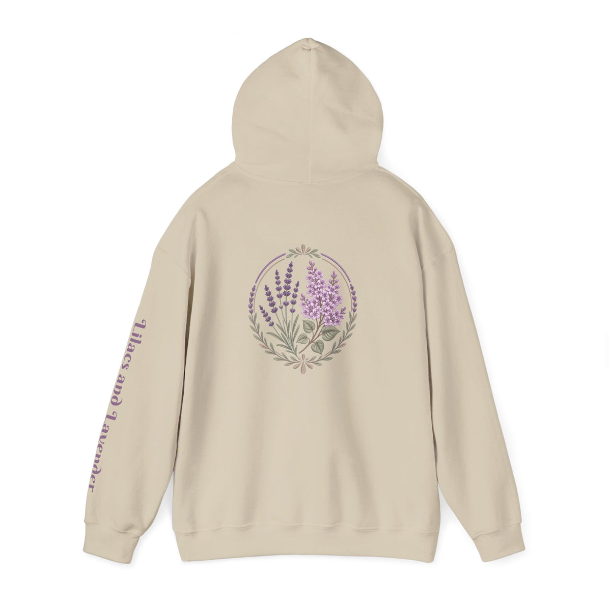 Lilacs and Lavender Floral Hoodie