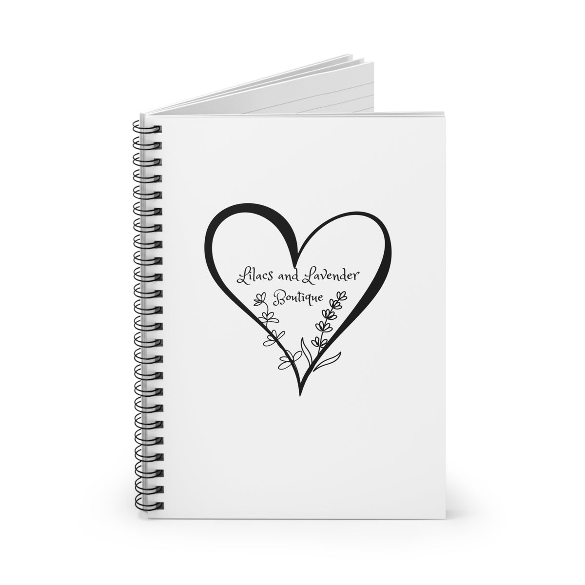 Signature "Lilacs and Lavender Boutique" Ruled Journal