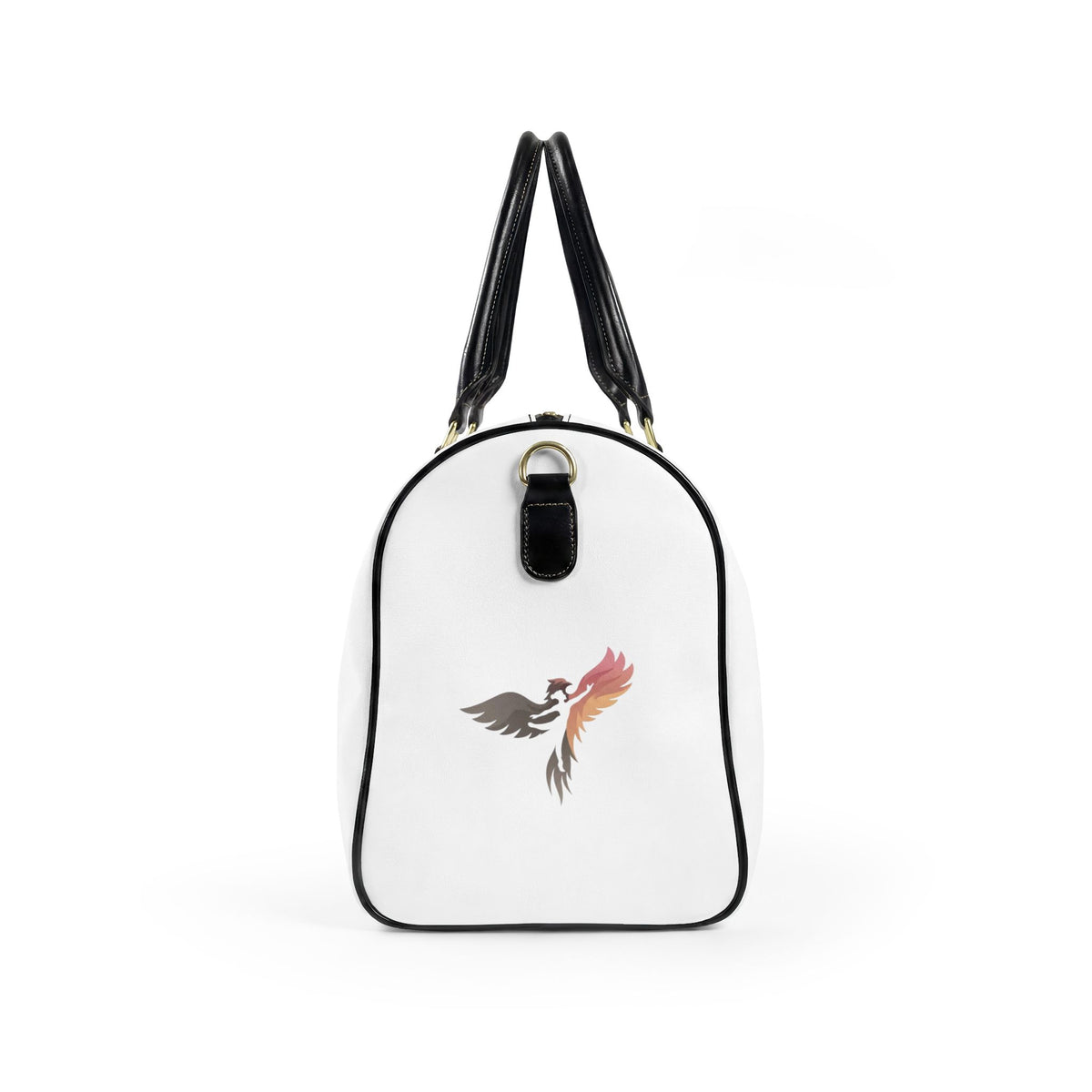 Rise Anew Faux Leather Travel Bag – Inspirational Phoenix Weekender Duffel