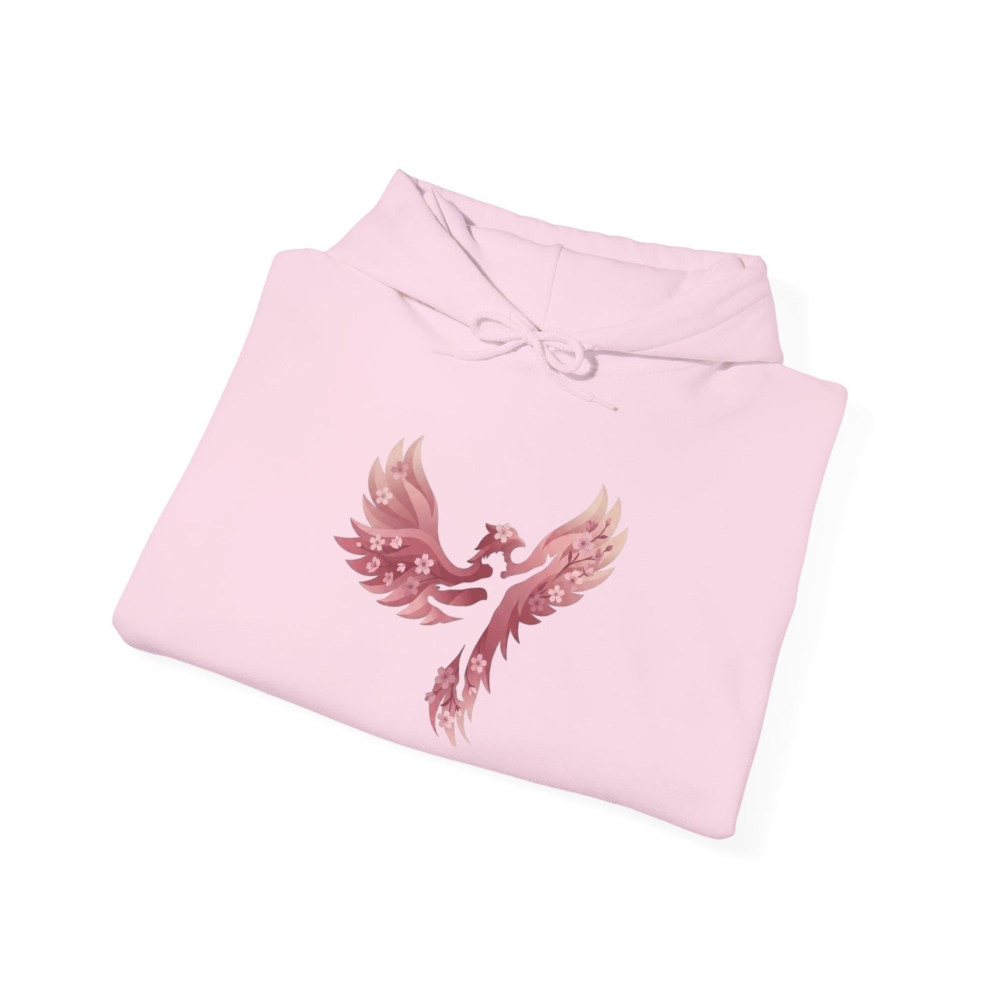 Rose Gold Phoenix Hoodie — Feminine Phoenix Bird Pullover