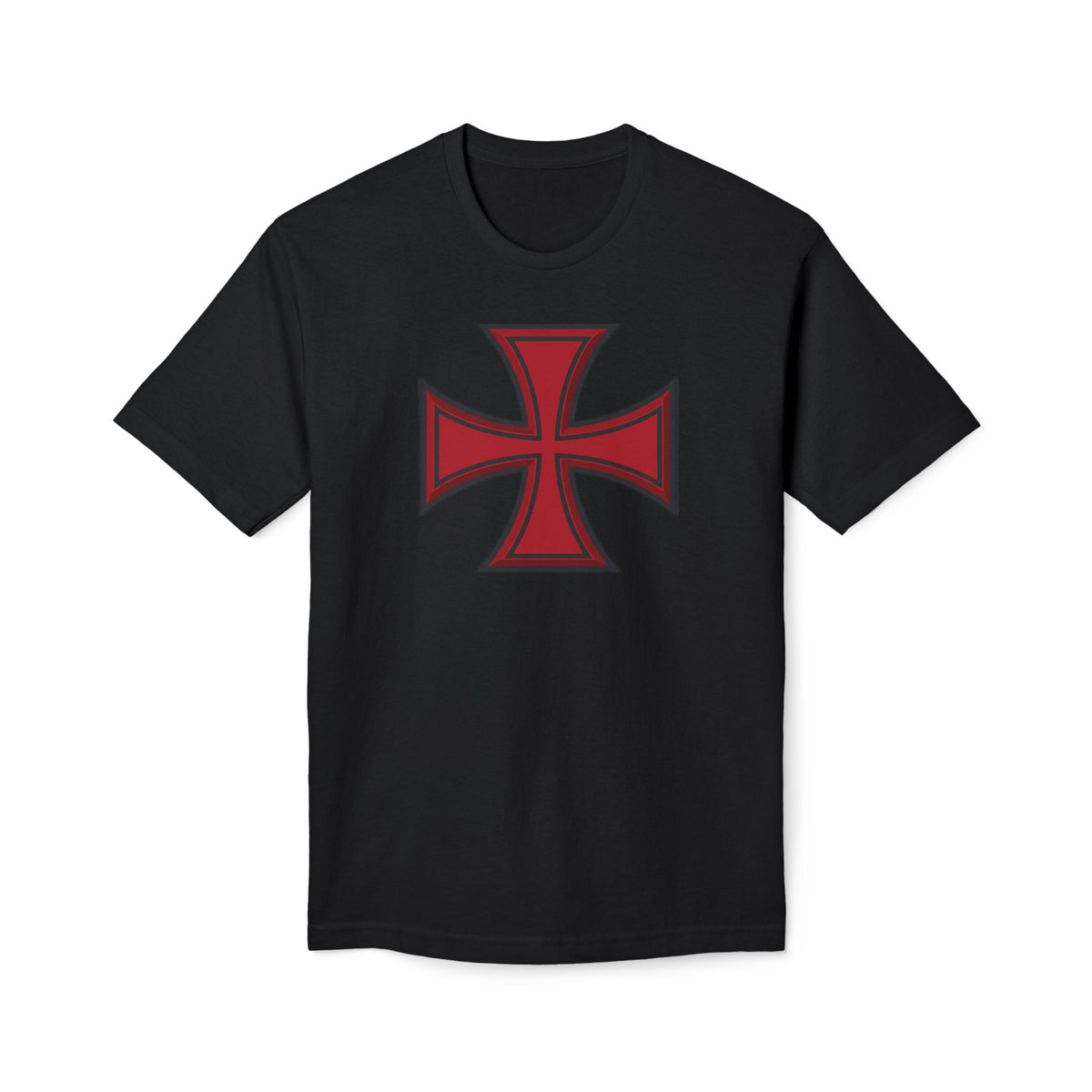 Crusader Cross T-Shirt — "I Stand for the Flag and Kneel for the Cross" Patriotic Knights Tee