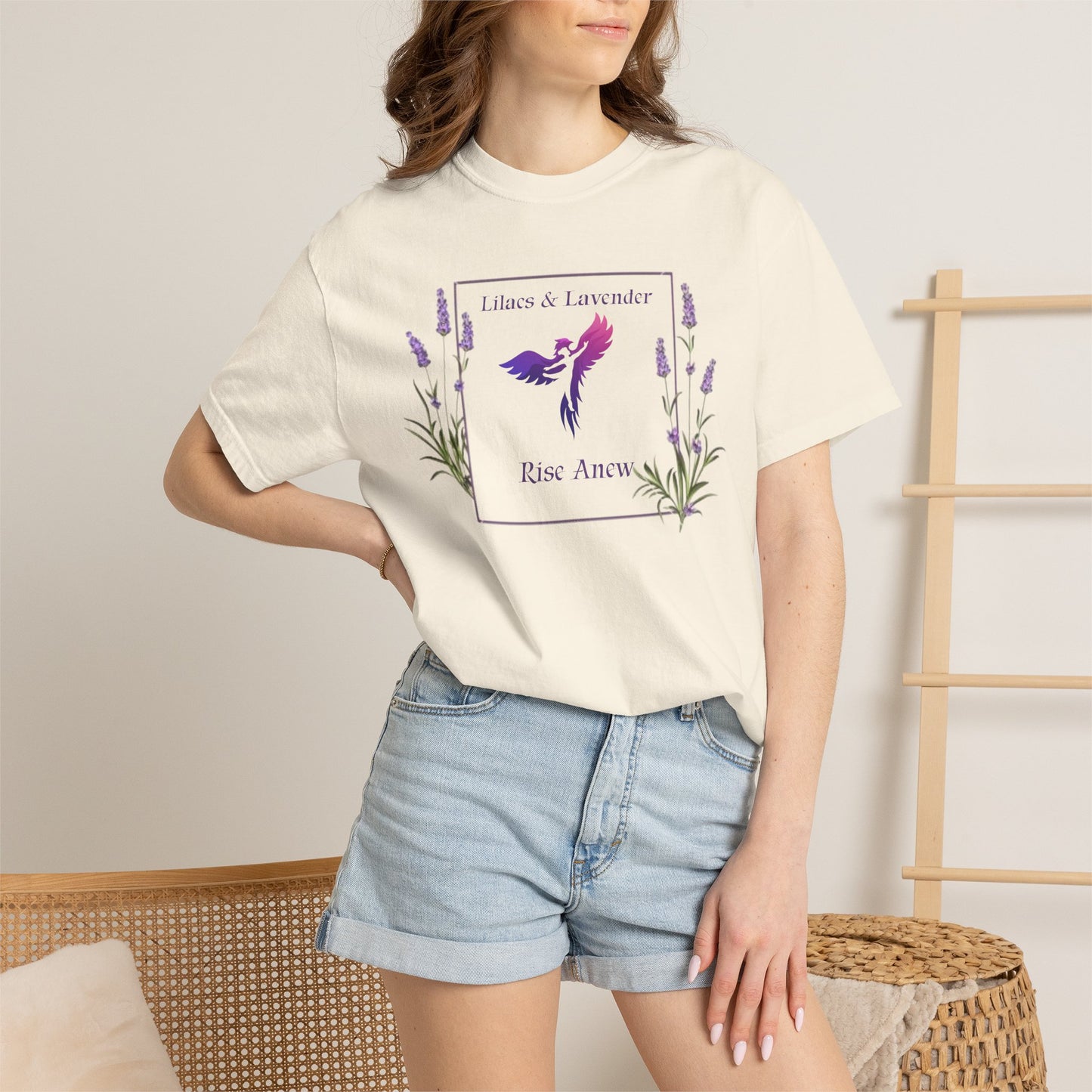 Lavender Hummingbird Tee — "Becoming the Fragrance of Christ"