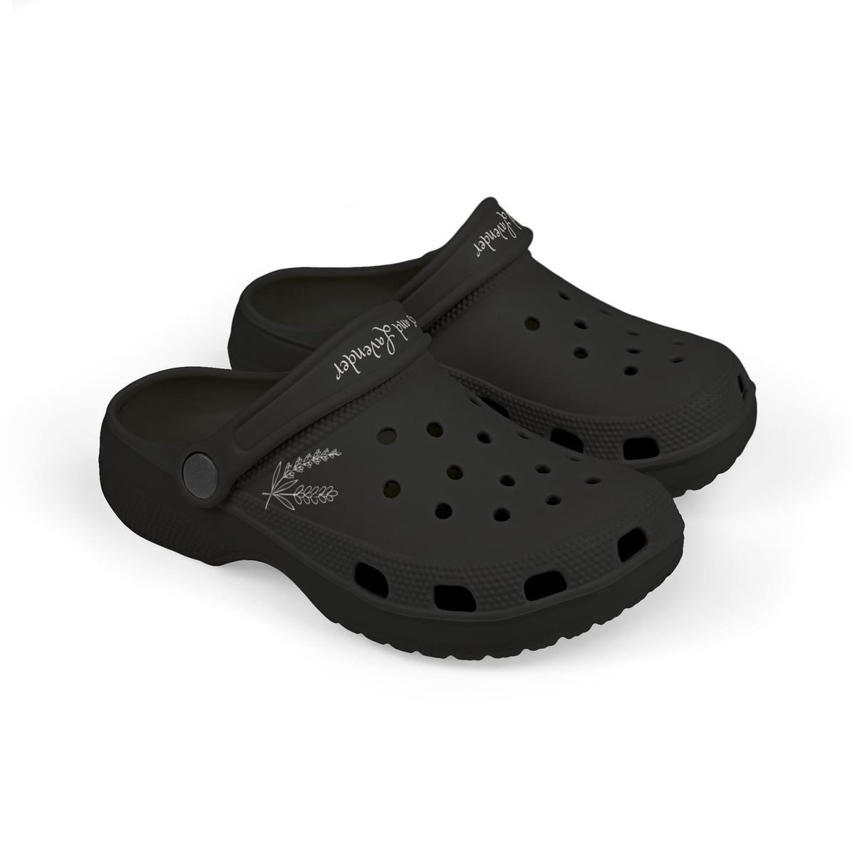 Kids Black EVA Foam Clogs — Lightweight Slip-On Sandals